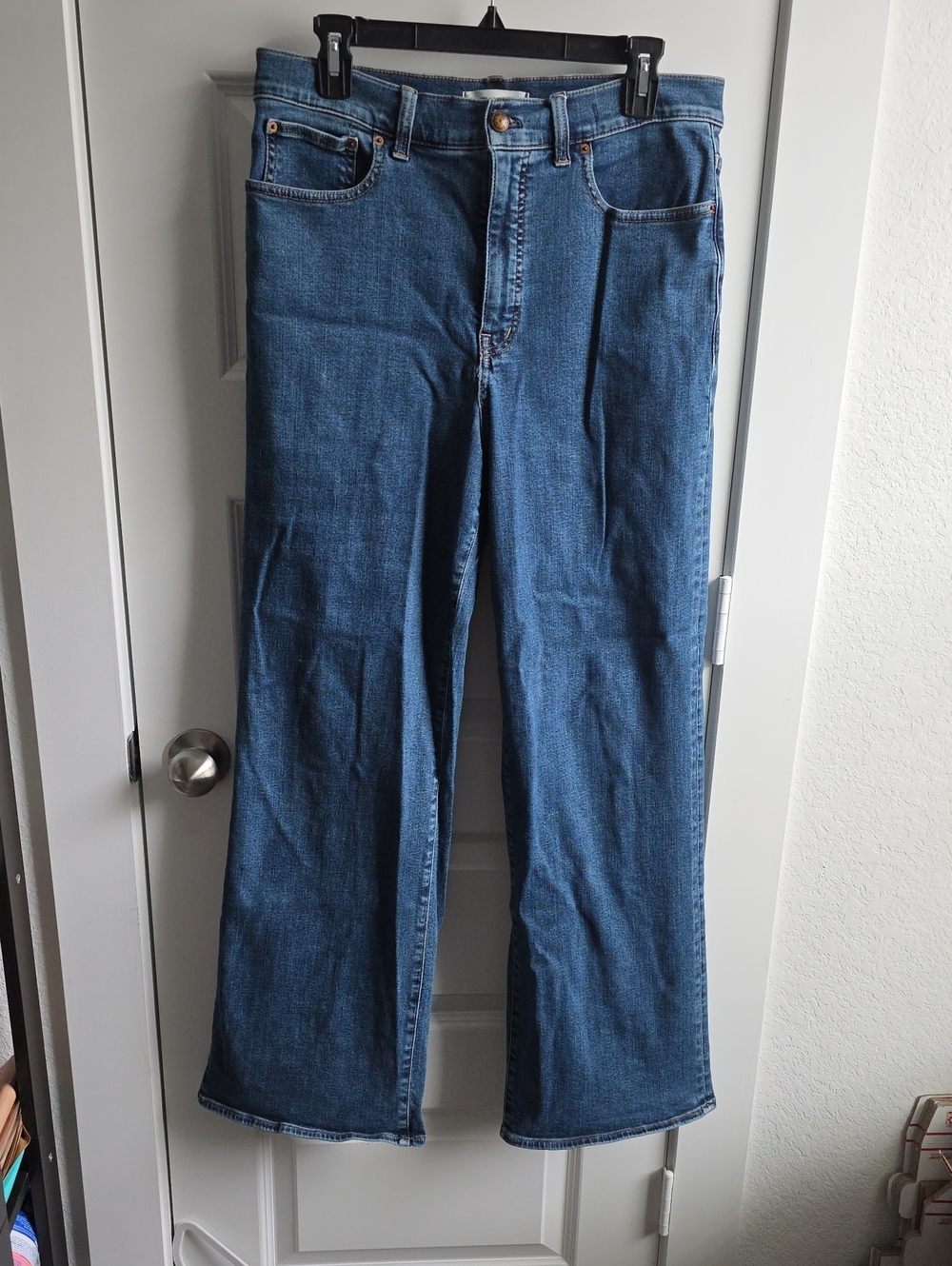 Madewell The Wide Leg Jeans in Medium Blue Denim 30T G093